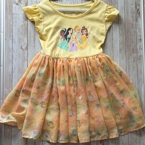Disney Yellow Princess Kids Dress